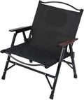 05 Series Outdoor Tactical Chair Detachable Portable Blackout Camping Lightweight Foldable(Black)