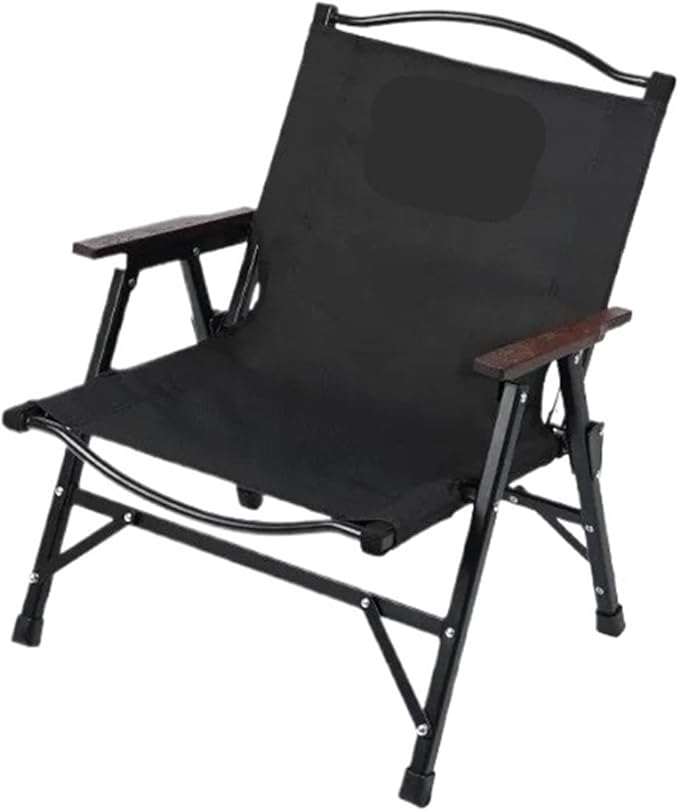 05 Series Outdoor Tactical Chair Detachable Portable Blackout Camping Lightweight Foldable(Black)