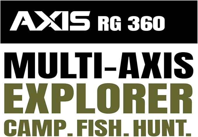NEXCAM® AXIS RG 360 Explorer. Rocking Chair. Dual-axis Swivel and Tilting Chair. Camp. Fish. Hunt. Patent Pending