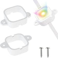 80 Pack Mounting Brackets for Govee H706/H706 Pro Permanent Outdoor Lights Light Clips Mounting Brackets Compatible with Govee H706A H706B H706C