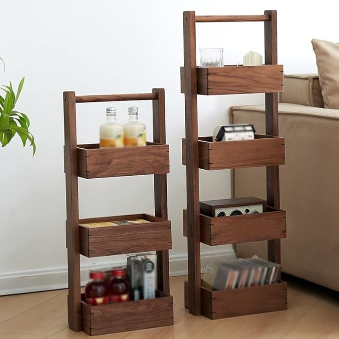 JITUIHOM Kitchen Rack Shelves Bathroom Kitchen Storage Racks Desktop Snacks Fruit and Vegetable Baskets(Medium)