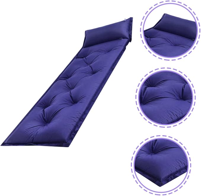 Automatic Inflatable Sleeping Pad for Camping Lightweight Dampproof Air Mattress for Outdoor Activities Portable and Camping Cushion for Hiking and Travel