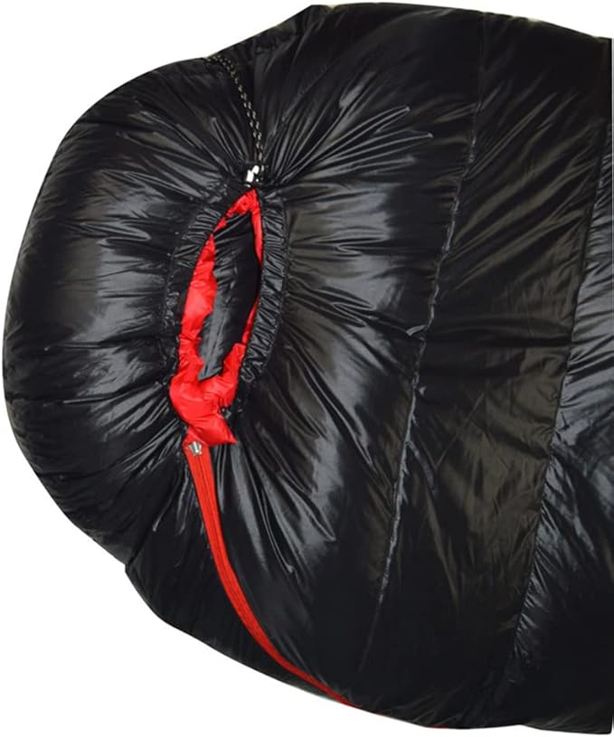 Down Sleeping Bag Filling 1000g White Goose Down Winter Sleeping Bag Ultralight Backpacking Mummy Down Sleeping Bag for Lightweight Hiking &amp Camping