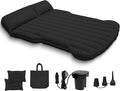 SUV Air Mattress Car Air Mattress Compatible with Tesla Model Y Camping Bed for Car Backseat Inflatable Sleeping Pad with Pump Truck Jeep Travel Bed for Camping Road Trip (Black)