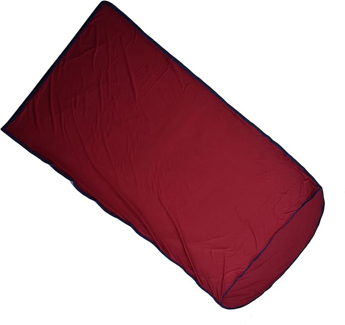 Sleeping Bag Liner Ultralight Polyester 200x80cm Compact Storage Bag - Multifunctional Elastic Design Breathable and Skin Friendly Ideal for Cold Weather Camping