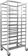 Quick Rack for Baking PansHeavy Duty Bakery Rack on Wheels 12-Layer Bread Pan Rack for Restaurants &amp Catering Commercial Baking Storage Solution 134x60x46cm Durable &amp Mobile