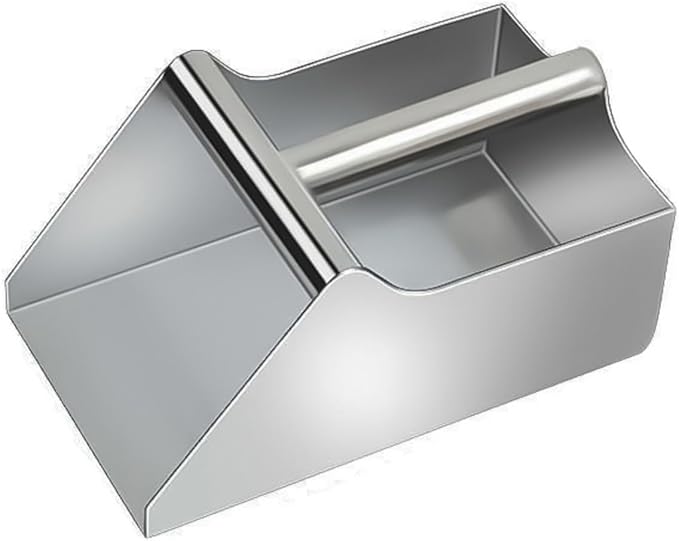 Ergonomic 304 Stainless Steel Kitchen Scoops Shovel for Candy Flour Serving Home Restaurant Camping Use Heavy Duty Candy Flour Scooper