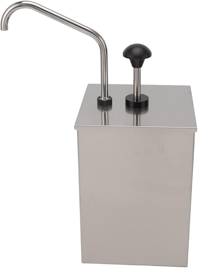 Soy Sauce Pump Dispenser Efficient Large Capacity Syrup Pressing Pump for Restaurant Kitchen Food Grade Stainless Steel