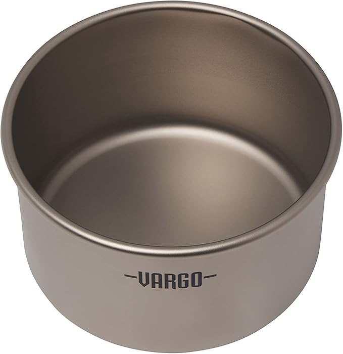 Vargo Titanium BOT Series BOT BOWL - 400ml Capacity Bowl - Ultralight 1.6oz (45g) Nesting Backpacking Bowl