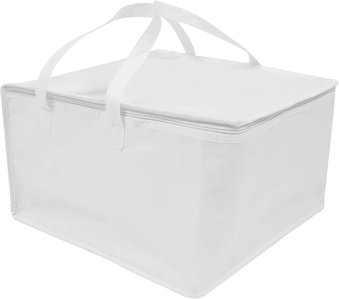 Hemoton Food Bag 16.14X16.14X8.66In Insulated Heat Preservation Tote for Takeout Pizza Outdoor Party Portable Food Storage Bag