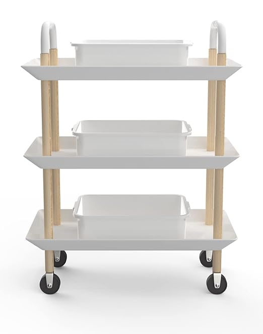 5-Pack Commercial Bus Tubs Box/Tote Box White Plastic Storage Bin with Handles/Wash Basin Tub (8 Liter)