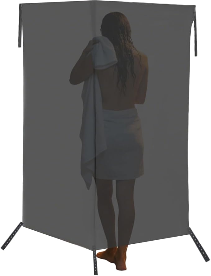Side Shower Tent – Vehicle Mounted Privacy Awning Portable Suspended Changing Shelter | Weather Shielded Outdoor Enclosure for Camping Boat Trailer Truck Tailgate Use
