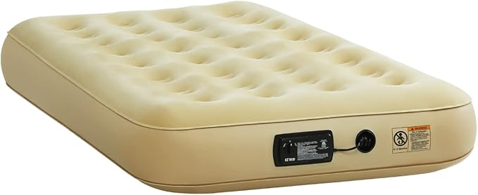 Simpli Comfy Twin Replacement Air Mattress with Built-in Pump – Compatible with EZ Bed Use Alone or with Frame Fast Inflation Portable and Easy Storage