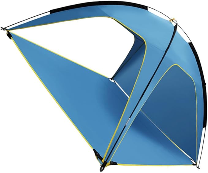1Pc Quick Opening Sunscreen Tent Spacious Sided Ventilated Outdoor Shelter Lightweight Polyester for Camping and Travel Durable Rainproof Design Easy Setup