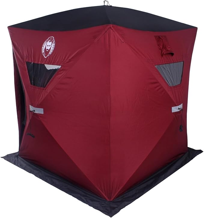 FastFish Series Pop-Up Portable 2-3 Person Ice Fishing Shelter