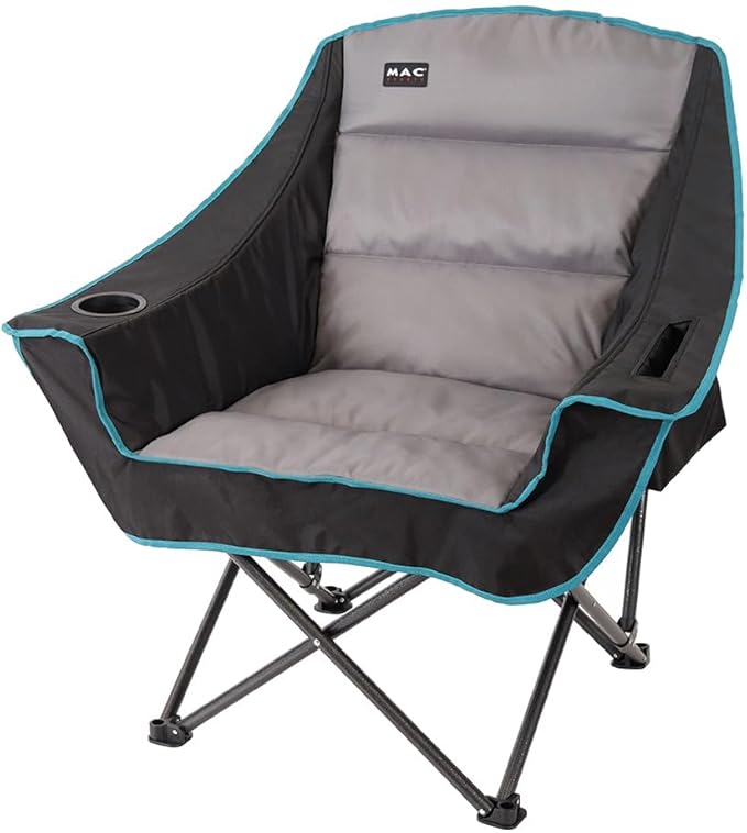 MacSports Modern Club Chair-Gray