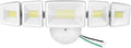 120W Outdoor LED Flood Light 5 Heads Exterior Security Lights 6500K Super Bright Floodlight Fixture Waterproof IP65 Outside Flood Lights for House Backyard White