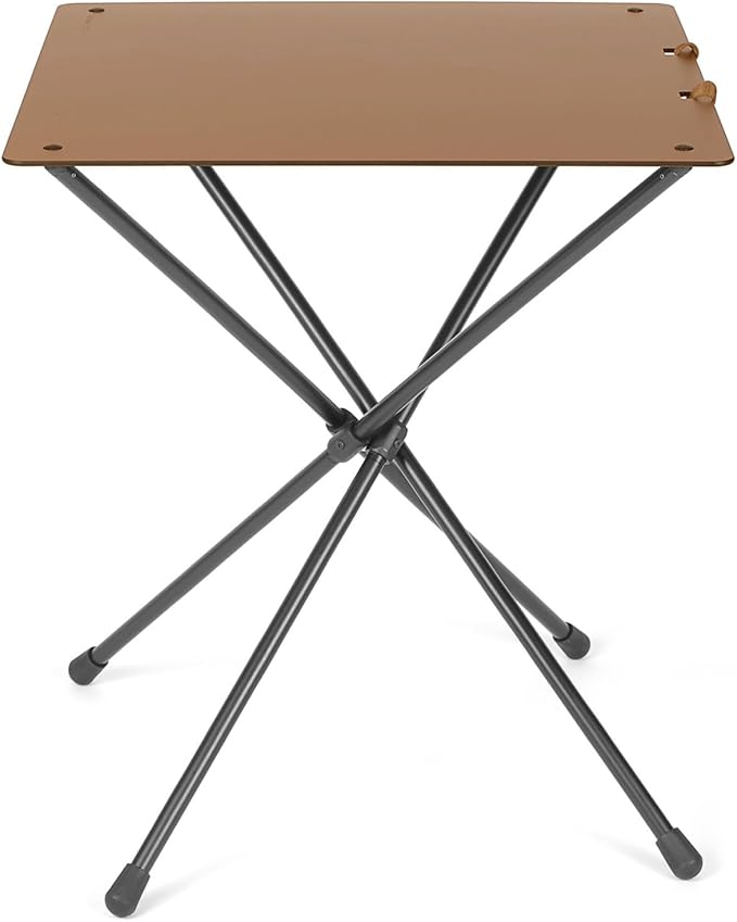 Helinox Café Table Dining Height Portable Camping Table Coyote Tan
