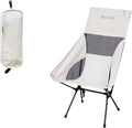 Folding Lawn 3.4lbs Portable Chair Heavy Duty Camping Chair for Adults Compact Outdoor Folding Seat White