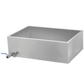 Maple Syrup Evaporator Pan 30 x 20 x 9.5 Inch Maple Syrup Pan 24.68Gal 304 Stainless Steel Maple Syrup Evaporator Boiling Maple Syrup with Valve and Thermometer