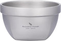 Boundless Voyage Titanium Double Walled Bowl - Ultralight Portable Tableware for Oatmeal Rice Soup Yogurt - Outdoor Camping Metal Bowl (500ml)