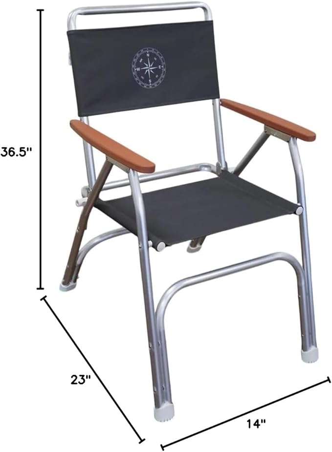 Oceansouth Aluminium Deck Chairs (Grey)