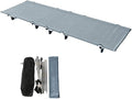 Ultralight Portable Folding Single Camp Tent Cot Bed Aluminium Alloy Metal Frame Heavy Duty Include Storage Bag for Indoor Outdoor Hiking Fishing Hunting Car Travel for Adult or Kids