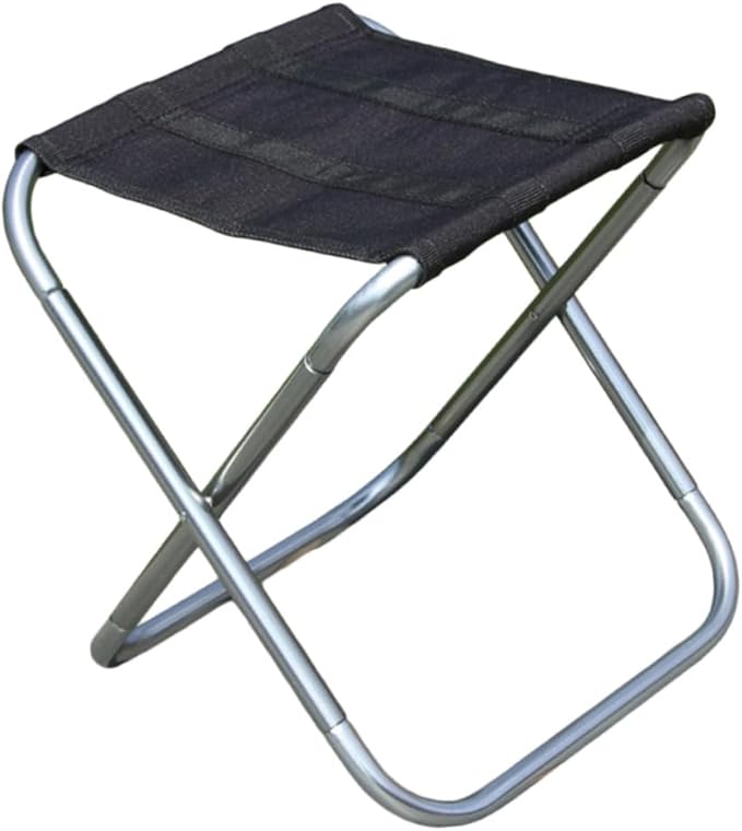 Camping Stool Lightweight Oxford Chair Portable Folding Stool for Adults Beach Travel BBQ Outdoor Activities