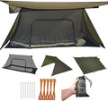 onewind Shelter Camping Tarp Set Include Emergency Shelter BugNet and Tent Footprint Ripstop Silnylon with Silicone PU Coating Survival Shelter Tent for Camping Hiking Backpacking