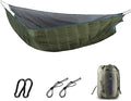 Double Hammock Underquilt HIKERBRO 4 Season Heavy Duty Under Quilt with Tree Straps Large Hammock Protector for Winter Camping Backpacking Hiking