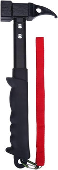Outdoor Framing Hammer campinghammer High StrengthHead Rubber Handle with Lanyard Nail Puller Camping Survival Tool Hammer Tent Stakes