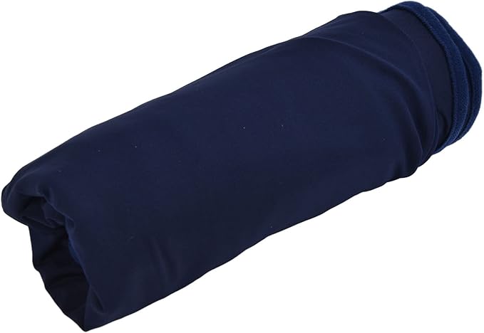 Ultralight Multifunctional Sleeping Bag Liner Elastic and Breathable for Camping Hiking Backpacking with Storage Bag Skin Friendly Polyester Fabric Unfolded Size 78.7x31.5in (Navy Blue)