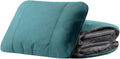 3-in-1 Pillow Blanket Convertible - 2-in-1 Pillow &amp Plush Fleece Blanket for Adults All Seasons Travel Accessory | Nap Office Camping Sofa &amp Airplane Essentials (Green)