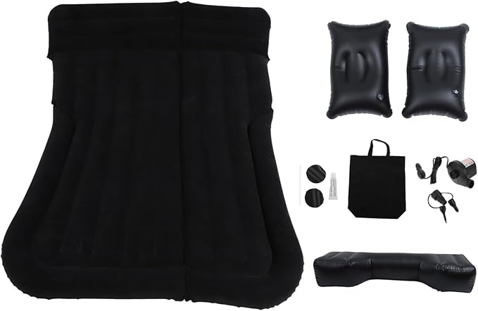 GALPADA 1Set Portable Inflatable Car Mattress Versatile Air Mattress for Travel SUV Backseat Outdoor Camping Durable Design with Comfortable Support for Sleep