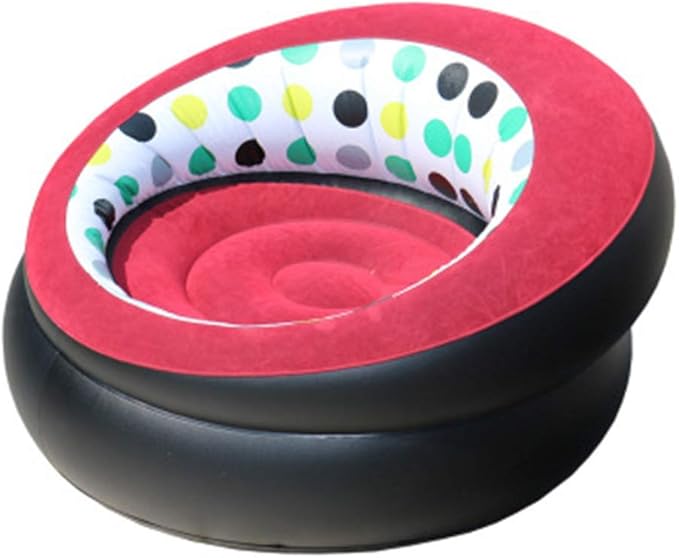 Inflatable Chair Sofa Blow Up Seat Gaming Lounger Indoor Outdoor Camping Garden Single