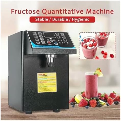 Automatic Fructose Dispenser Metering Machine Efficiently Dispenses Fructose and Syrup Suitable for Restaurants and Snack Shops.