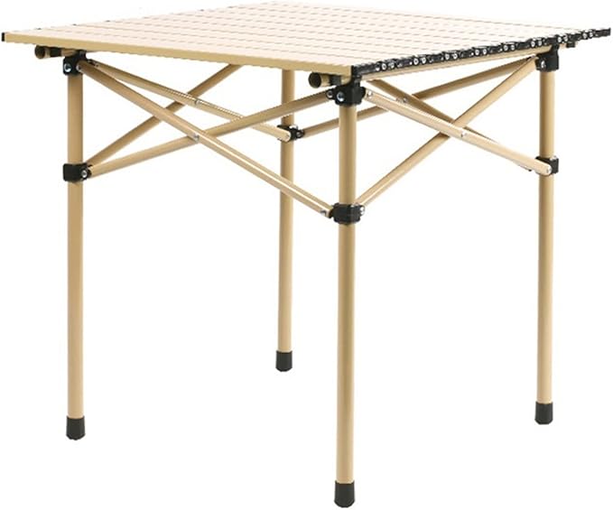 Picnic Tables Egg roll Outdoor Folding Table Chair Camping Set Aluminium Alloy BBQ Picnic Table Waterproof Reliable Folding Table Desk
