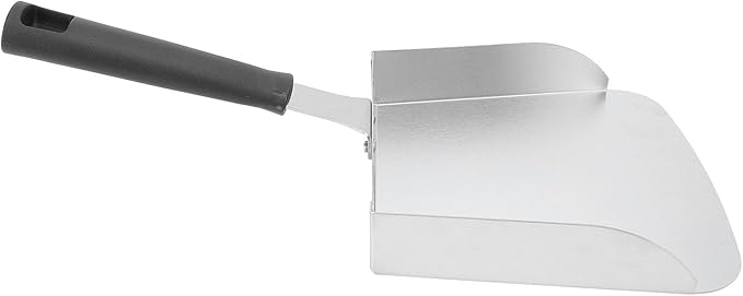 Stainless Steel Food Shovel | Wide Griddle Scoop for Burgers/Stir Fry/Bagged Foods | Ergonomic Handle Non - Marring Perimeter Commercial &amp Home Kitchen Use