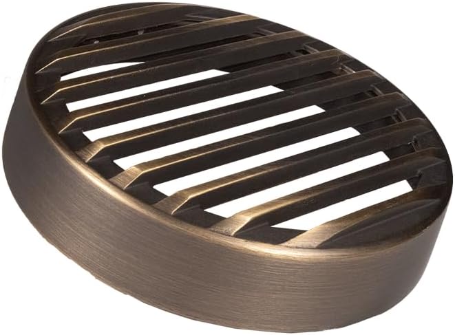 VOLT 12V Drive-Over Rated In-Ground Outdoor Well Light with Cast Brass Grate (Bronze) &amp 9W 2700K Warm White PAR36 LED Bulb for Low Voltage Driveway Yard or Hardscape Lighting