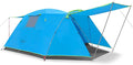 KAZOO 2／4 Person Camping Tent Outdoor Waterproof Family Large Tents 2/4 People Easy Setup Tent with Porch Double Layer | Outdoor Waterproof Family Large Tents Easy Setup