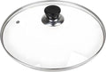 Pot Lid with Vent Hole &amp Knob Handle Easy to Clean 12.5 in Inner Diameter Tempered Glass Oval Glass Crock Pot Lid