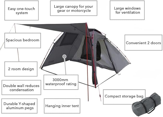 DOD Outdoors 1-Pull Tent