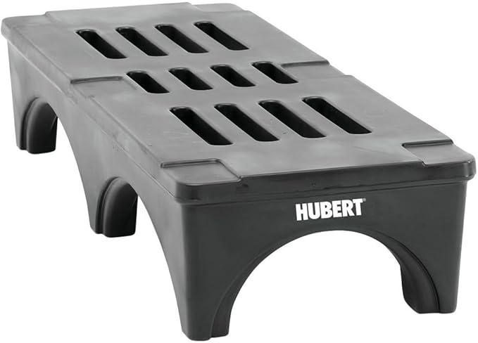 HUBERT Black Plastic Dunnage Rack - 60 L x 22 W x 12 H