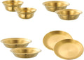 Stainless Steel Plates and Bowls Dinnerware Set Camping Utensils Outdoor Tableware for Picnic Hiking Travel BBQ