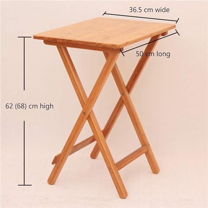 Folding Wood Table Hardwood Patio Porch Easy to Fold and Carry Perfect for Camping