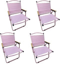 Portable Folding Camping Chair - Ultra - Light with 300 - LB Capacity(Large4 Pieces)