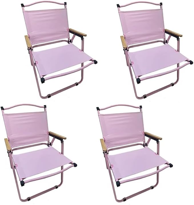 Portable Folding Camping Chair - Ultra - Light with 300 - LB Capacity(Large4 Pieces)