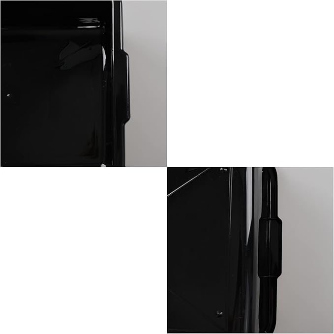 Gloreen 4 Pack Bus Box Commercial 13 L Dirty Dish Bin Utility Tub Black