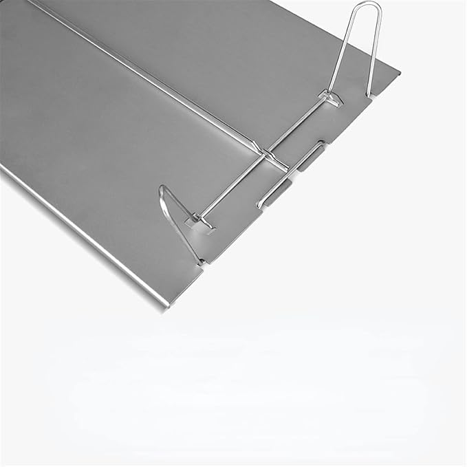 Mini Outdoor Folding Camping Table Lightweight Aluminum Alloy BBQ Picnic Table Portable Hard-Topped Side Table (Silver)