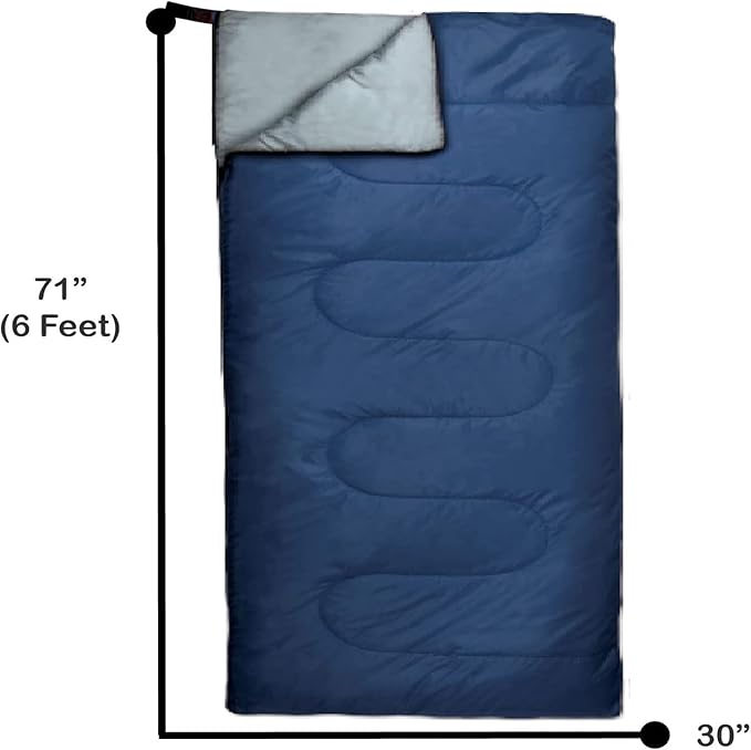 Bulk 10 Pack Envelope Sleeping Bags 4 Seasons Warm or Cold Lightweight Indoor Outdoor Sleeping Bags for Adults Backpacking Camping